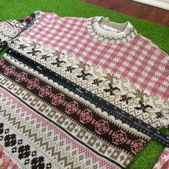 Vintage Carolina Colours Women's 20W/40 Knit Grandma Sweater Cottagecore Fairy - Picture 3 of 5